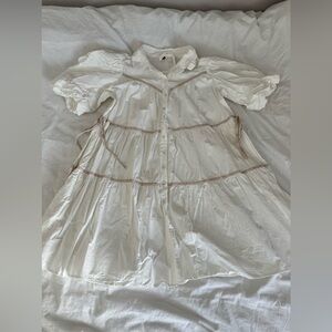 Amazon: Amazon baby doll dress in white/cream